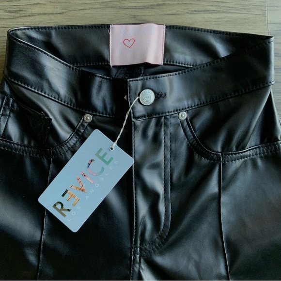 Revice Venus leather flare pant NWOT. - Picture 4 of 6